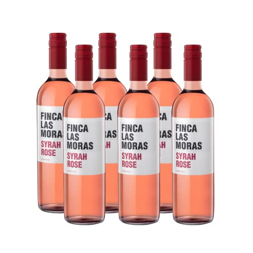 Finca las Moras Rosé Syrah - Trockener Roséwein aus Argentinien - Vegan (6 x 0,75l) von Finca Las Moras