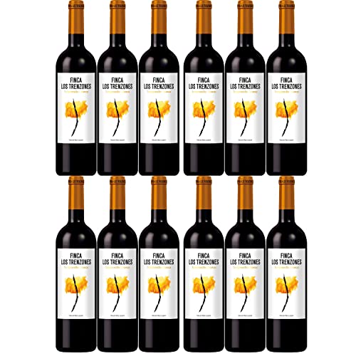 Finca Los Trenzones Crianza Rotwein Wein trocken Spanien I Visando Paket (12 Flaschen) von Finca Los Trenzones