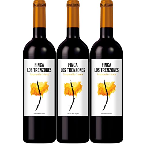 Finca Los Trenzones Crianza Rotwein Wein trocken Spanien I Visando Paket (3 Flaschen) von Finca Los Trenzones