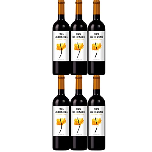 Finca Los Trenzones Crianza Rotwein Wein trocken Spanien I Visando Paket (6 Flaschen) von Finca Los Trenzones