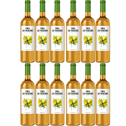 Finca los Trenzones Sauvignon Blanc Weißwein Wein trocken Spanien I Visando Paket (12 Flaschen) von Finca Los Trenzones