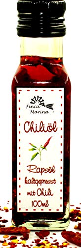 Chiliöl mit Rapsöl 100ml aus der Finca Marina Gewürzmanufaktur von Finca Marina