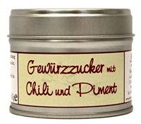 Chilizucker mit Piment 60g aus der Finca Marina Gewürzmanufaktur Chilizucker mit Piment 60g aus der Finca Marina Gewürzmanufaktur von Finca Marina