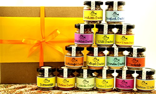 Exklusive Gewürzbox mit 15 Gewürzmischungen aus der Finca Marina Gewürzmanufaktur Exklusive Gewürzbox mit 15 Gewürzmischungen aus der Finca Marina Gewürzmanufaktur von Finca Marina