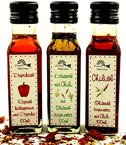 Feine Ölspezialitäten 3x100ml aus der Finca Marina Gewürzmanufaktur Feine Ölspezialitäten 3x100ml aus der Finca Marina Gewürzmanufaktur von Finca Marina