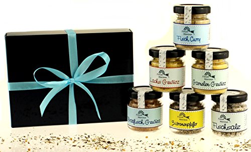 Fisch - Gewürzset mit 6 Spezialitäten in der Geschenkbox aus der Finca Marina Gewürzmanufaktur Fisch - Gewürzset mit 6 Spezialitäten in der Geschenkbox aus der Finca Marina Gewürzmanufaktur von Finca Marina