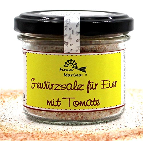 Gewürzsalz für Eier mit Tomate 100g aus der Finca Marina Gewürzmanufaktur von Finca Marina