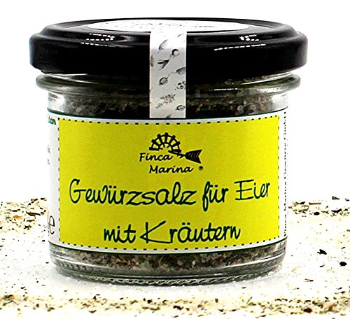 Gewürzsalz für Eier mit feinen Kräutern 100g von Finca Marina von Finca Marina