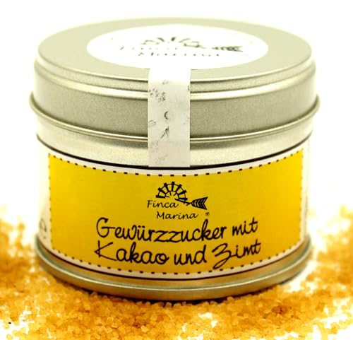 Gewürzzucker mit Kakao und Zimt 60g aus der Finca Marina Gewürzmanufaktur Gewürzzucker mit Kakao und Zimt 60g aus der Finca Marina Gewürzmanufaktur von Finca Marina