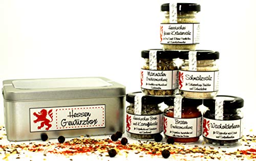 Hessen - Gewürzbox in der Geschenkdose mit 6 verschiedenen Gewürzmischungen Hessen - Gewürzbox in der Geschenkdose mit 6 verschiedenen Gewürzmischungen von Finca Marina