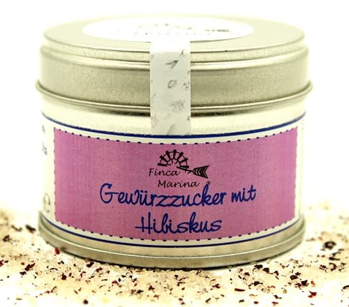 Hibiskuszucker - Gewürzzucker mit Hibiskus 60g Hibiskuszucker - Gewürzzucker mit Hibiskus 60g von Finca Marina