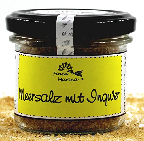 Ingwersalz - Meersalz mit Ingwer 90g aus der Finca Marina Gewürzmanufaktur von Finca Marina