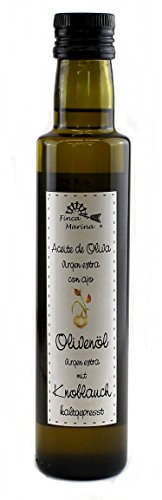 Knoblauchöl - Olivenöl mit Knoblauch 250ml aus der Finca Marina Gewürzmanufaktur von Finca Marina