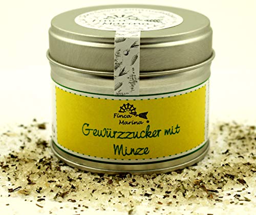 Minzezucker - Gewürzzucker mit Minze 60g aus der Finca Marina Gewürzmanufaktur Minzezucker - Gewürzzucker mit Minze 60g aus der Finca Marina Gewürzmanufaktur von Finca Marina