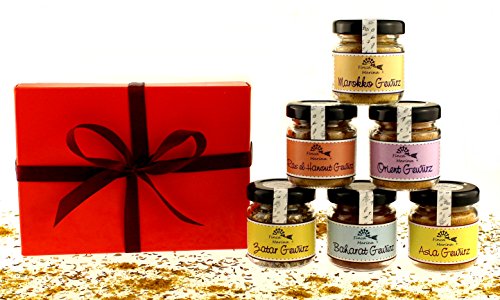 Orientalisches Gewürzset mit 6 verschiedenen Spezialitäten in der Geschenkbox aus der Finca Marina Gewürzmanufaktur Orientalisches Gewürzset mit 6 verschiedenen Spezialitäten in der Geschenkbox aus der Finca Marina Gewürzmanufaktur von Finca Marina
