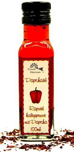 Paprikaöl - Rapsöl mit Paprika 100ml aus der Finca Marina Gewürzmanufaktur Paprikaöl - Rapsöl mit Paprika 100ml aus der Finca Marina Gewürzmanufaktur von Finca Marina