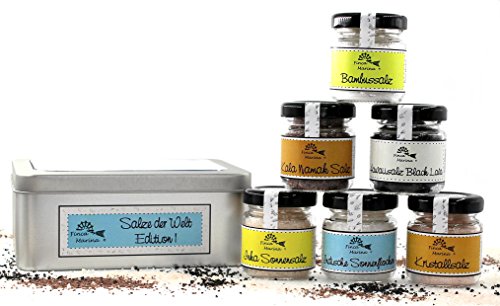 Salze der Welt Edition N°1 in der Geschenkdose aus der Finca Marina Gewürzmanufaktur Salze der Welt Edition N°1 in der Geschenkdose aus der Finca Marina Gewürzmanufaktur von Finca Marina