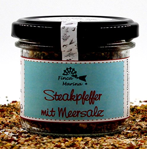 Steakpfeffermischung mit Meersalz 60g aus der Finca Marina Gewürzmanufaktur von Finca Marina