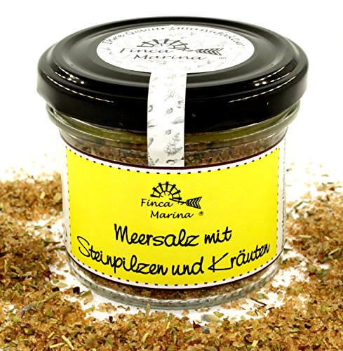 Steinpilzsalz mit Kräutern 90g aus der Finca Marina Gewürzmanufaktur von Finca Marina