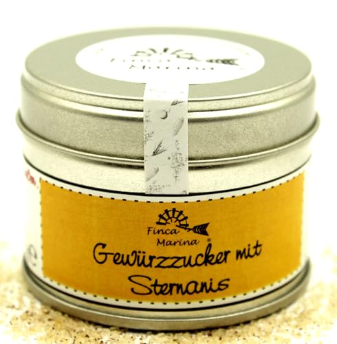 Sternaniszucker - Gewürzzucker mit Sternanis 60g aus der Finca Marina Gewürzmanufaktur von Finca Marina