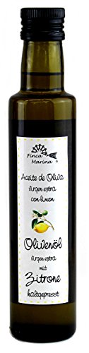 Zitronenöl - Olivenöl mit Zitrone 250ml aus der Finca Marina Gewürzmanufaktur von Finca Marina
