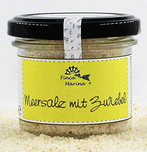 Zwiebelsalz - Meersalz mit Zwiebel 90g aus der Finca Marina Gewürzmanufaktur Zwiebelsalz - Meersalz mit Zwiebel 90g aus der Finca Marina Gewürzmanufaktur von Finca Marina