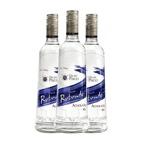 Pisco Finca Rotondo Acholado 70 cl (Schachtel mit 3 Flaschen von 70 cl)
