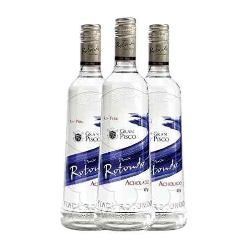 Pisco Finca Rotondo Acholado 70 cl (Schachtel mit 3 Flaschen von 70 cl) von Finca Rotondo