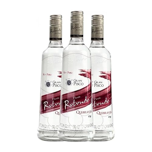 Pisco Finca Rotondo Quebranta 70 cl (Schachtel mit 3 Flaschen von 70 cl)