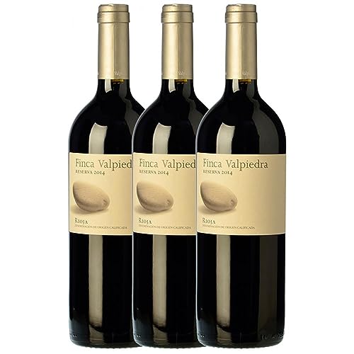 Finca Valpiedra Rioja Reserve 75 cl (Schachtel mit 3 Flaschen von 75 cl) von Finca Valpiedra