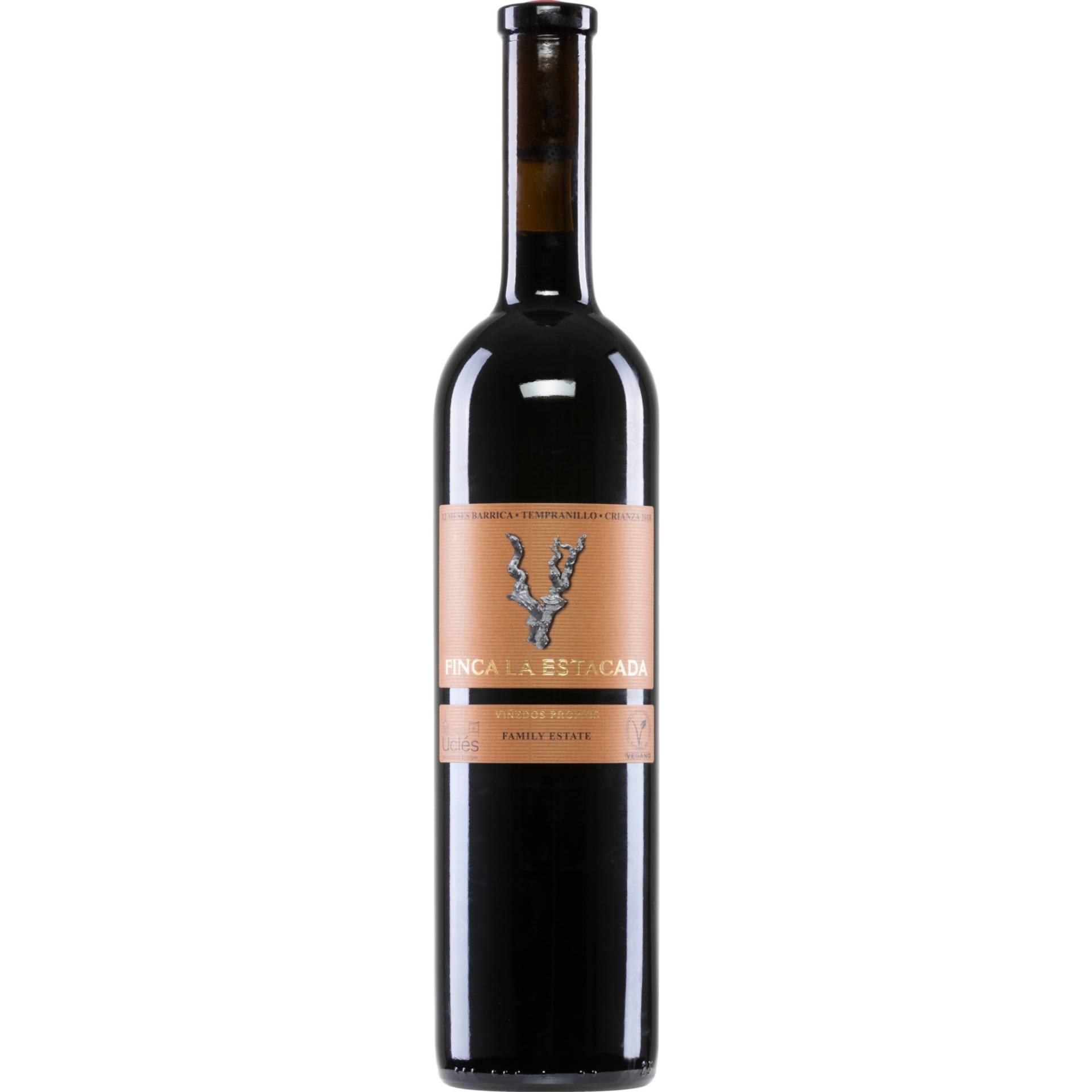 Finca La Estacada 12 Meses Barrica Crianza, Uclés DO, Kastilien - La Mancha, 2020, Rotwein Finca La Estacada 12 Meses Barrica Crianza, Uclés DO, Kastilien - La Mancha, 2020, Rotwein von Finca la Estacada - Ctra. Nacional 400, 16400 Tarancón, Spanien