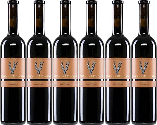 6x Finca La Estacada Meses Barrica Crianza 2018 - Finca la Estacada, Castilla-La Mancha - Rotwein von Finca la Estacada