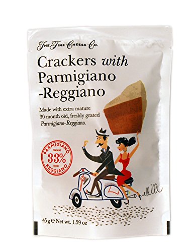 Fine Cheese Company Crackers with Parmigiano Reggiano - Cracker mit Parmesan - 45g von Fine Cheese Company