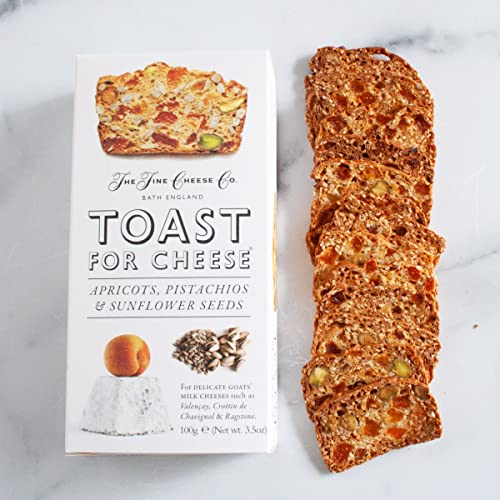 Toast for Cheese , Aprikose, Pistazie, Sonnenblumenkerne 100 g Toast for Cheese , Aprikose, Pistazie, Sonnenblumenkerne 100 g von Fine Cheese Company