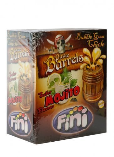 Bubble Gum Mojito Display 200 St. Glutenfrei Menge:Display Bubble Gum Mojito Display 200 St. Glutenfrei Menge:Display von Fini Golosinas.
