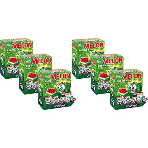 Booom Bubble Gum Watermelon 200 Stk. im Displaykarton (6er Pack) von Fini