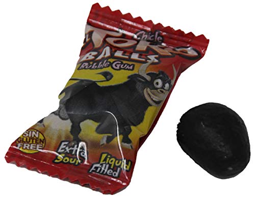 Bubble Gum El Toro saure Kaugummi Balls extra sour einzeln 5g Bubble Gum El Toro saure Kaugummi Balls extra sour einzeln 5g von Fini Golosinas.