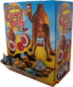 Fini camel balls bubble gum | 200x | Gesamtgewicht 1000 gr von Fini