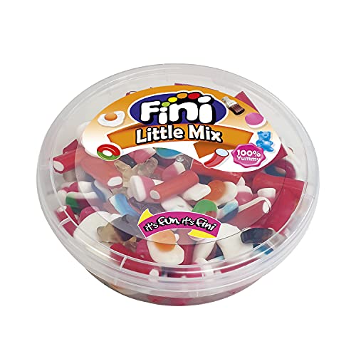 Fini glänzender Behälte, Einzigarties Fruchtgummi Sortiment Süßigkeiten, 450 gramm (1er Pack) von Fini