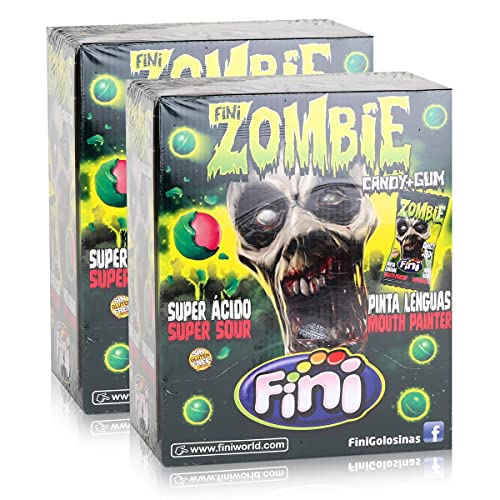 Tri Fini Zombie Candy & Gum Kaugummis 200 Stück in der Box (2er Pack) von Fini