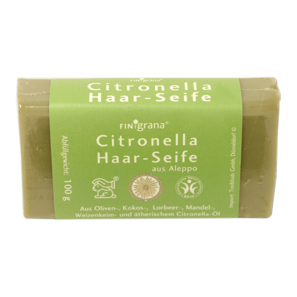 Aleppo Haarseife Citronella von Finigrana