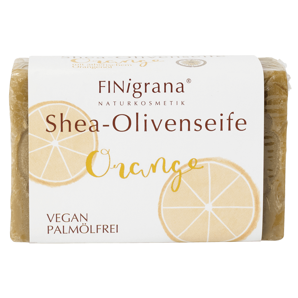 Alepposeife Olive, Bio Shea & Orange von Finigrana