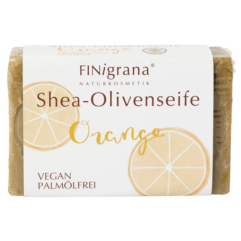 Alepposeife Olive, Bio Shea & Orange von Finigrana