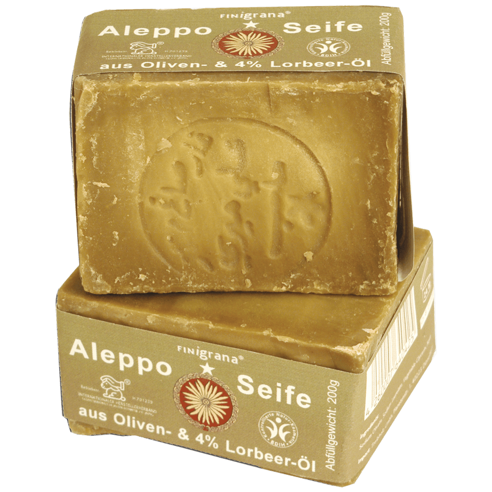 Alepposeife Olive mit 4% Lorbeeröl Alepposeife Olive mit 4% Lorbeeröl von Finigrana