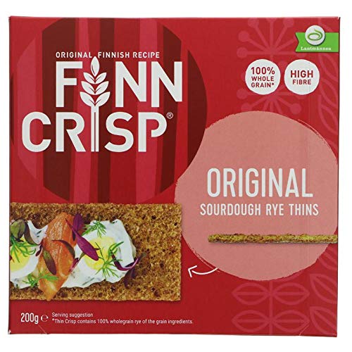 Finn Crispbreads Original Roggen, 200 g, 9 Stück von Finn Crispbreads