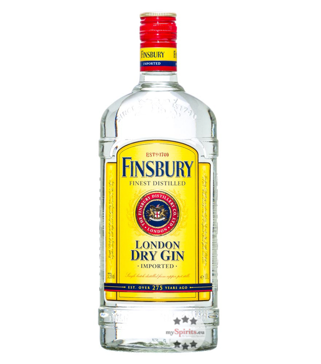 Finsbury London Dry Gin (37,5 % Vol., 1,0 Liter) von Finsbury Gin