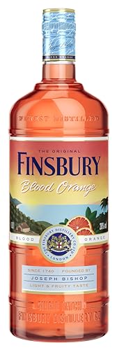Finsbury Blood Orange Mit 20 Prozent Vol - Sommerlich Leichter Genuss - Perfekt mit Tonic Oder Pur auf Eis Als Aperitivo - 1,0 L von Finsbury