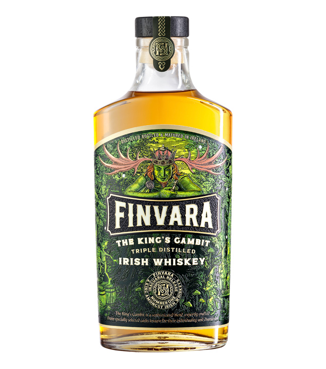 Finvara The King’s Gambit Irish Whiskey (43 % vol, 0,7 Liter) von Finvara