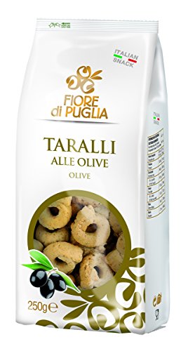 Fiore di Puglia Taralli alle Olive (mit Olivengeschmack), 250g von Fiore di Puglia