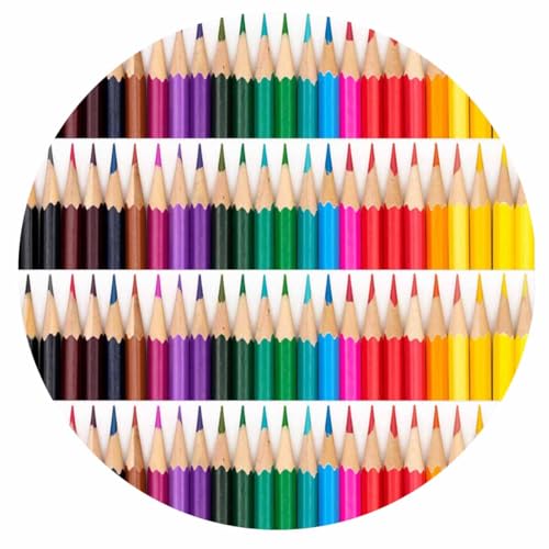 Essbarer Tortenaufleger * Einschulung BUNTSTIFTE * Oblatenpapier oder Zuckerpapier 20 cm // Einschulung Kuchendekoration // 1. Schultag (Zuckerpapier) von Firlefantastisch Der Partyshop